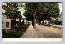 Rockaway NJ-New Jersey, Residences On Maple Ave Vintage c1908 Postcard picture