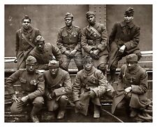 369TH HARLEM HELLFIGHTERS AFRICAN AMERICAN BLACK WW1 SOLDIERS 8X10 PHOTO picture