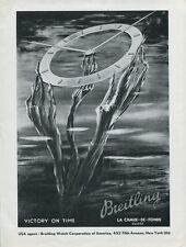 1948 Breitling Victory on Time Swiss Print Ad Suisse Publicite Montres Schweiz   picture