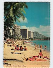 Postcard Aloha from Waikiki Beach Hawaii USA picture