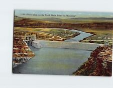 Postcard Alcova Dam on the North Platte River in Wyoming USA picture