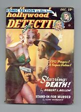 Hollywood Detective Pulp Dec 1949 Vol. 9 #3 GD picture