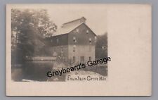 RPPC Fountain Grove Mill Mills MOOERS NY New York Vintage Real Photo Postcard picture