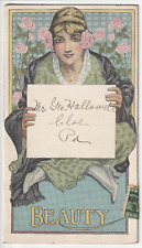 c1920s~Cloe Pennsylvania PA~J.L Taylor Co~Mens Fashion~Trade Card Foldout Ad picture