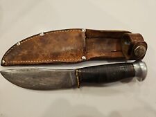 Vintage 1920's Marble's WOODCRAFT Knife Leather Handle PAT’D 1916 Gladstone MI picture