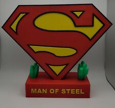 3D Printed Superman Desktop Display Logo Wall Decor With Display Stand  picture