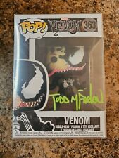 Venom Funko Pop Vinyl Figure #363 NEW *Signed By Todd McFarlane* W/ COA  picture