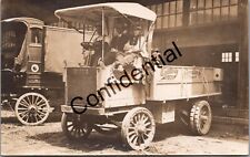 Real Photo 1913 Alco Ice & Ice Cream Delivery Truck Portland OR RP RPPC N118 picture