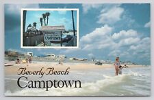 Postcard Beverly Beach Camptown Flagler Beach Florida picture