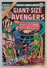 Giant-Size Avengers #2 (Death of The Swordsman/ Kang, Rama-Tut app.) Key 1974 picture