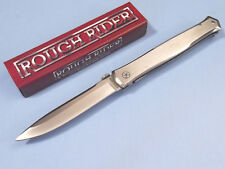 ROUGH RYDER RR1860 Thin Man stainless steel linerlock knife / clip 5