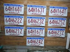 Alabama Lot of 10 Expired  Stars License plates 64H168T picture