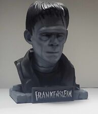 Custom 6.10 Inch Frankenstein Bust Resin Custom Black And White Painted picture