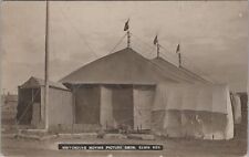 Whitehouse Moving Picture Show, Elgin Nebraska 1912 RPO PM RPPC Photo Postcard picture