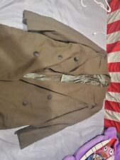 Genuine Unissued US Army Wool Overcoat Serge Green In 38R 1960s picture