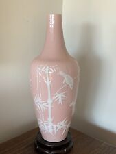A rare ruby colour glaze Chinese porcelain vase picture