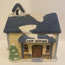 Vintage 5” 1991 POST OFFICE  Christmas Holiday Village Santa’s Best No Bulb picture