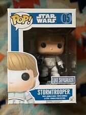 🔥Funko POP Star Wars Custom Luke Skywalker As Stormtrooper 05 W/ PROTECTOR picture