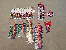 Lot Of 38 Vintage Unused Anheuser-Busch Budweiser Bud Man Large Stickers picture