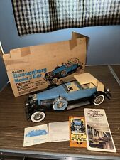 Vintage Jim Beam 1934 Duesenberg Blue Model J Decanter w/ Original Box & Papers picture