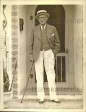 1936 Press Photo George Ade celebrated writer at Miami Beach Florida - sba23738 picture
