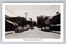 Belvidere NJ-New Jersey, Business Section Scenic View, Vintage Postcard picture