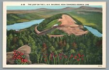 The Loop On The L & N Railroad Near Tennessee-Georgia Line Vintage Postcard picture