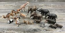 Huge Lot Of 20 SCHLEICH Wild Safari Animals Collectible Elephant, Giraffe, Hippo picture