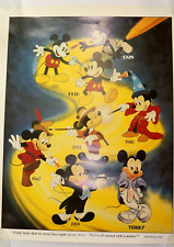 Vintage Disney Mickey Mouse Generations Through the Years Poster #88002 16