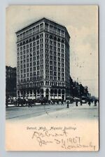 Detroit MI-Michigan, Majestic Building Vintage Souvenir Postcard picture