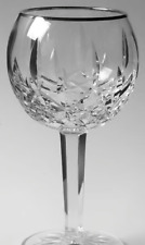 Waterford Crystal Lismore Platinum Tall Balloon Wine Glasses (Set of 2) picture