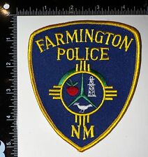 VINTAGE OBSOLETE Farmington NM New Mexico Police Patch picture