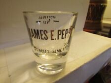Vintage  James E. Pepper rye whiskey -standard shotglass- since 1780 - new picture
