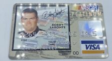 NASCAR Logo Platinum Plus Visa Bobby Labonte Picture Style -EXPIRED VOID picture