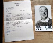 Roy Hudd signed photo & signed letter 1993, TV & Radio comedy actor picture