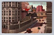 New York City NY, Criminal Courts Building, Vintage Souvenir Postcard picture