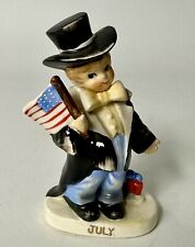 Vintage Lefton 4th Of July Birthday Boy Figurine picture