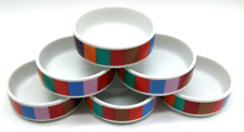 San Remo Imperial Fondue Bowls Set Vtg Collectible Dishes  Retro Nut Fruit MCM picture