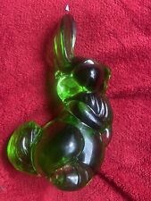 Burkam Bunny made by the Mosser Viking mold.  Green Rabbit Thumper Vintage picture