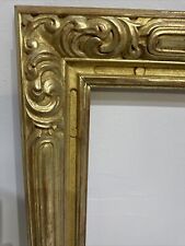 Real Gold Gilded Antique Frame Fits 37-3/4 x 44” picture