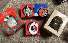 Lot of 5 🎄Vintage 90s 00s Mixed Disney World Christmas Ornaments Mickey Mouse picture