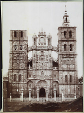 Spain, Astroga, Cathedral of Santa María de Astorga Vintage Tirage print, T picture