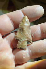Exhausted Hardin barbed stemmed early archaic authentic arrowhead from Tennessee picture