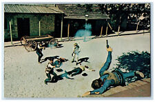 c1950's Gun Shooting, Cart, Six Gun Territory Silver Springs Florida FL Postcard picture