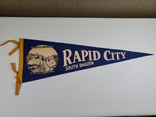 Rapid City South Dakota Mt. Rushmore Felt Pennant Flag Black Hills picture