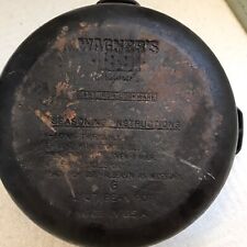 Vintage Wagner’s  1891 2qt Bean Pot  Ware Cast Iron Dutch Oven picture