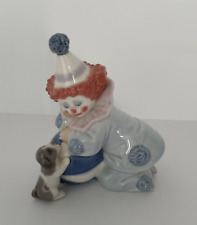 LLADRO Pierrot (Clown) w/ Puppy and Ball #5278 - Retired picture