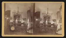 Parlor, Music room, Library c1900 Old Photo picture