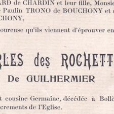 Marie Aimée Léonie De Guilhermier Alphonse De Merles Des Rochettes Bollène 1913 picture