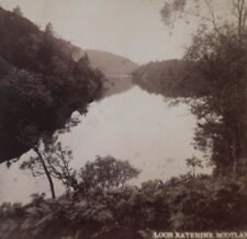 1890s SCOTLAND LOCH KATERINE LAKE MOUNTAINS J.F. JARVIS STEREOVIEW 28-11 picture